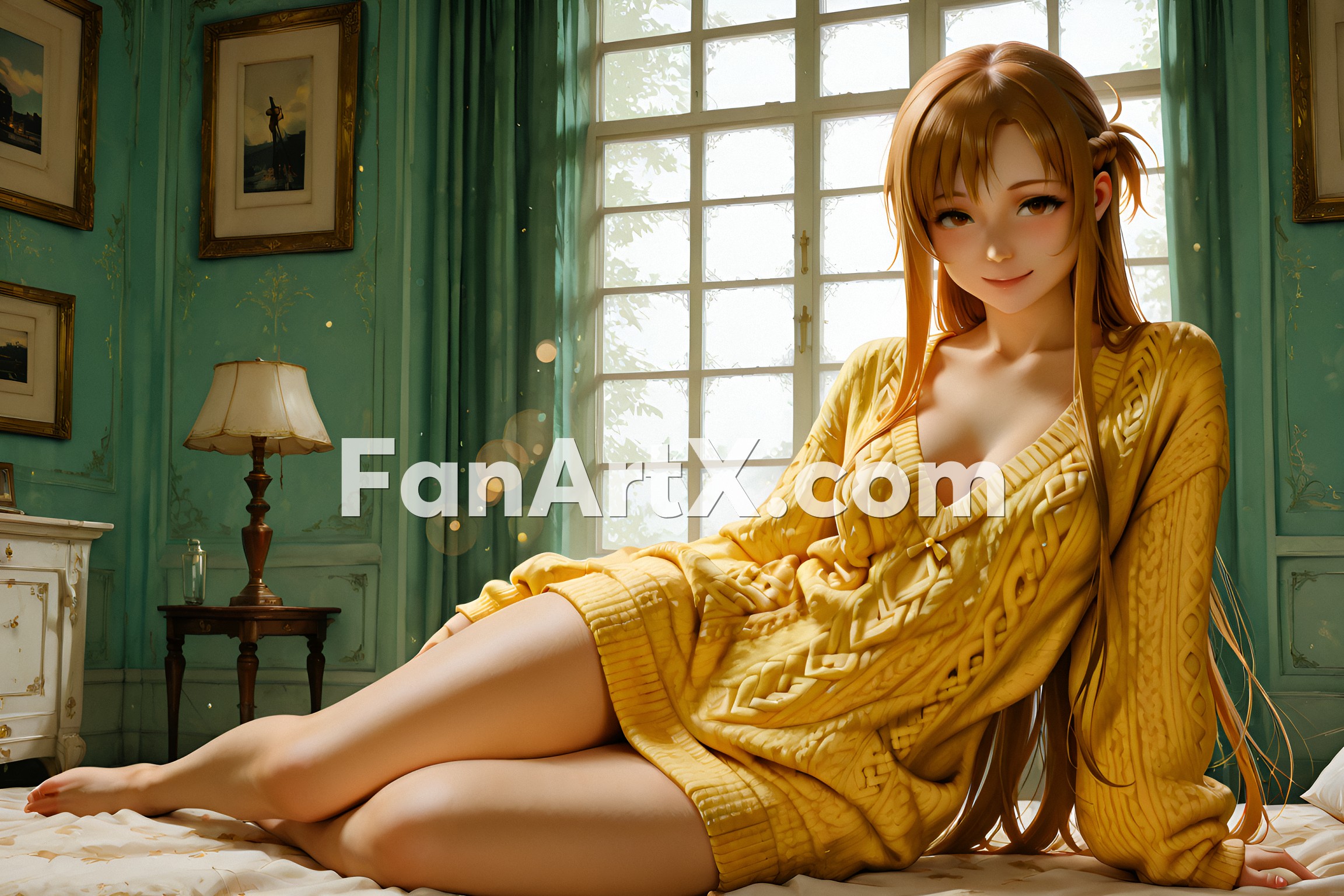 Sao Asuna Yuuki Fanart - Sword Art Online character 9367081